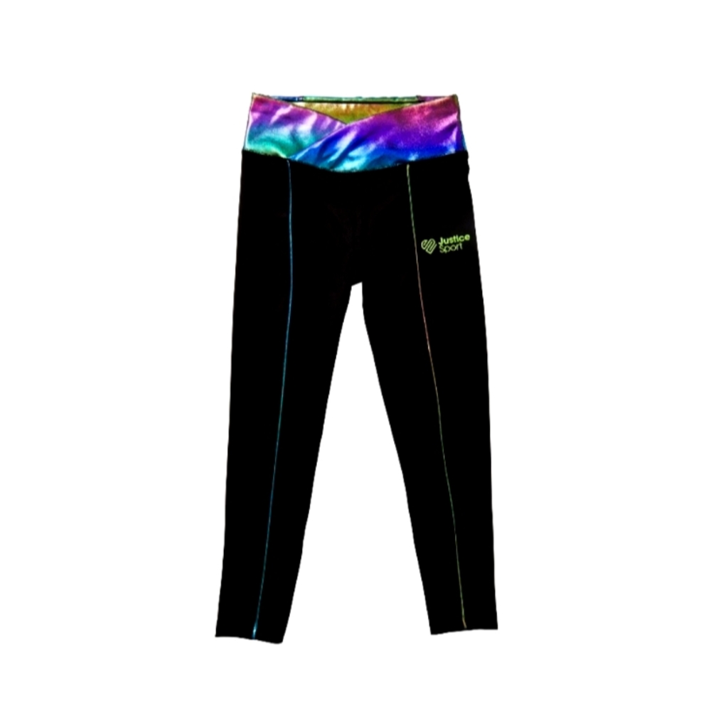 Justice Girls Cross Waistband Leggings 7/8